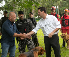 Governo do Paraná vai comprar 93 cães para reforçar atividades policiais e de salvamento
