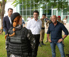 Governo do Paraná vai comprar 93 cães para reforçar atividades policiais e de salvamento